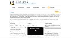 Desktop Screenshot of goinglinux.com