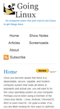 Mobile Screenshot of goinglinux.com